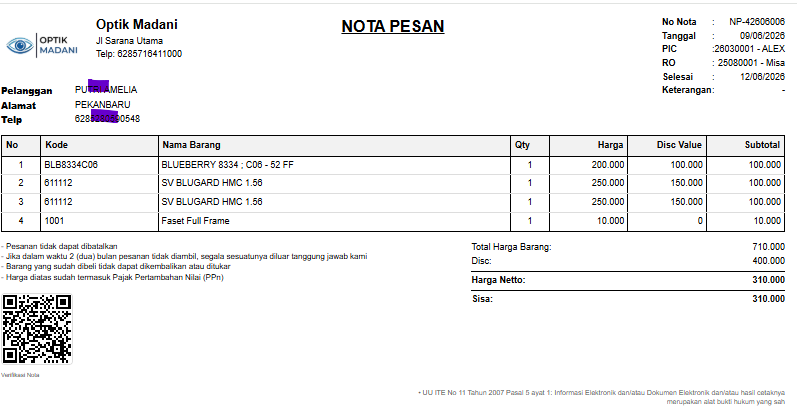 Laporan Penjualan
